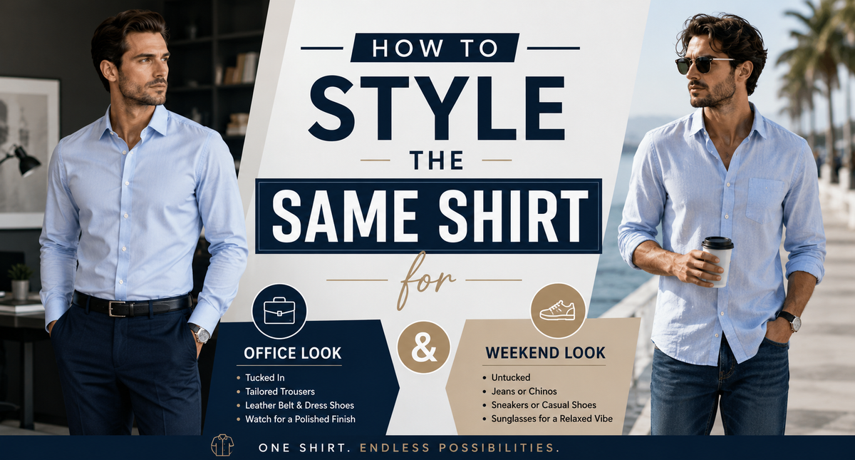 How to Style the Same Shirt for Office & Weekend Looks