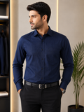 Royal Navy Textured Formal Shirt