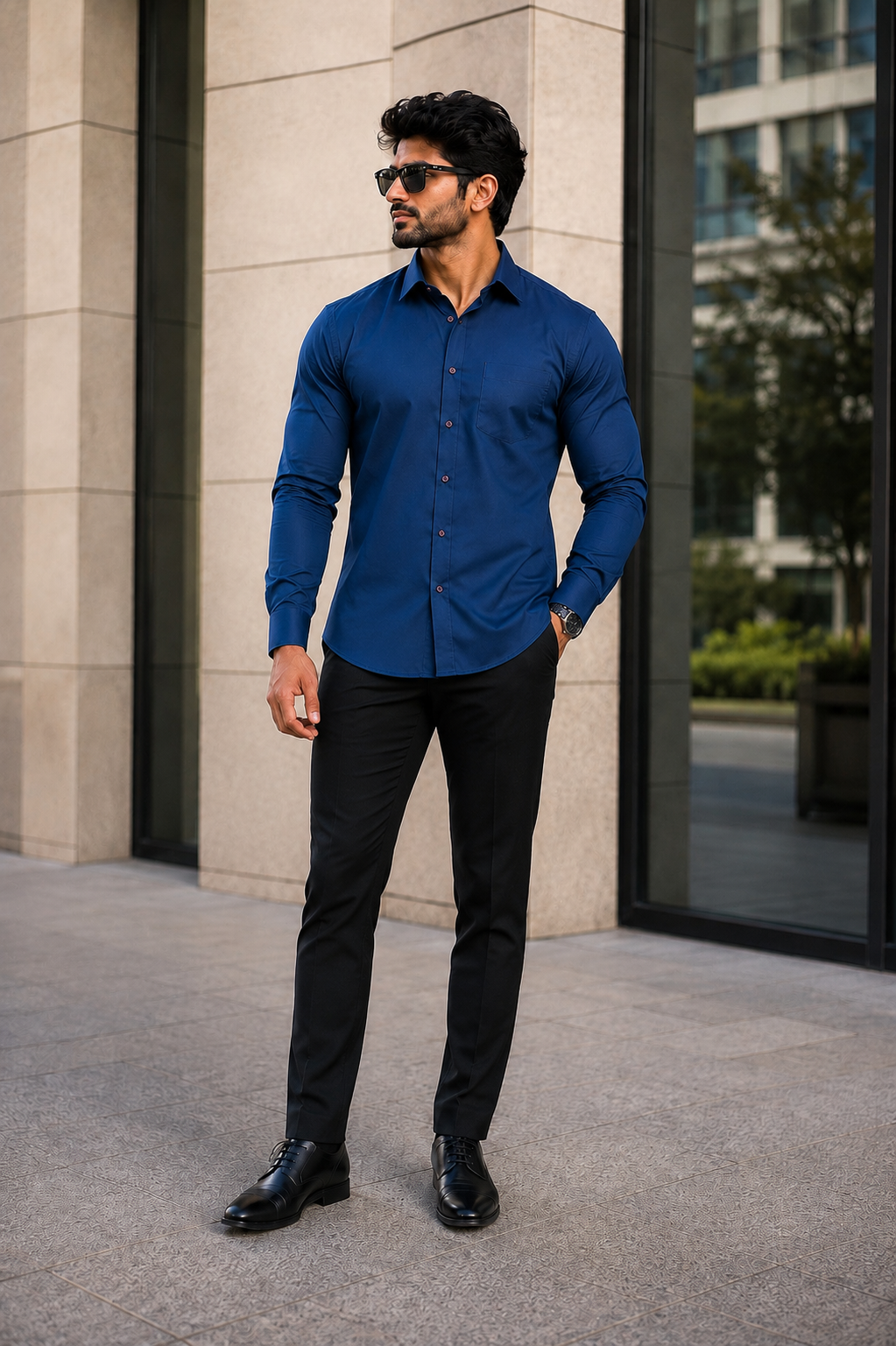 Royal Navy Luxe Cotton Shirt