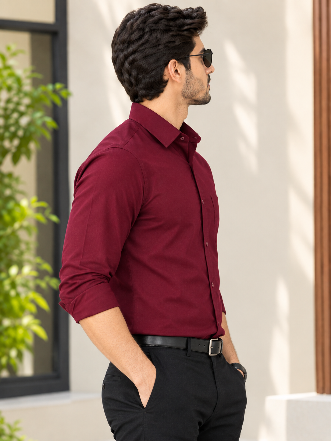 Men Maroo Formal Shirt