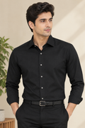 Men Black formal shirt