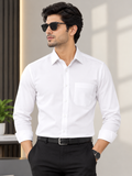 Men White formal shirt