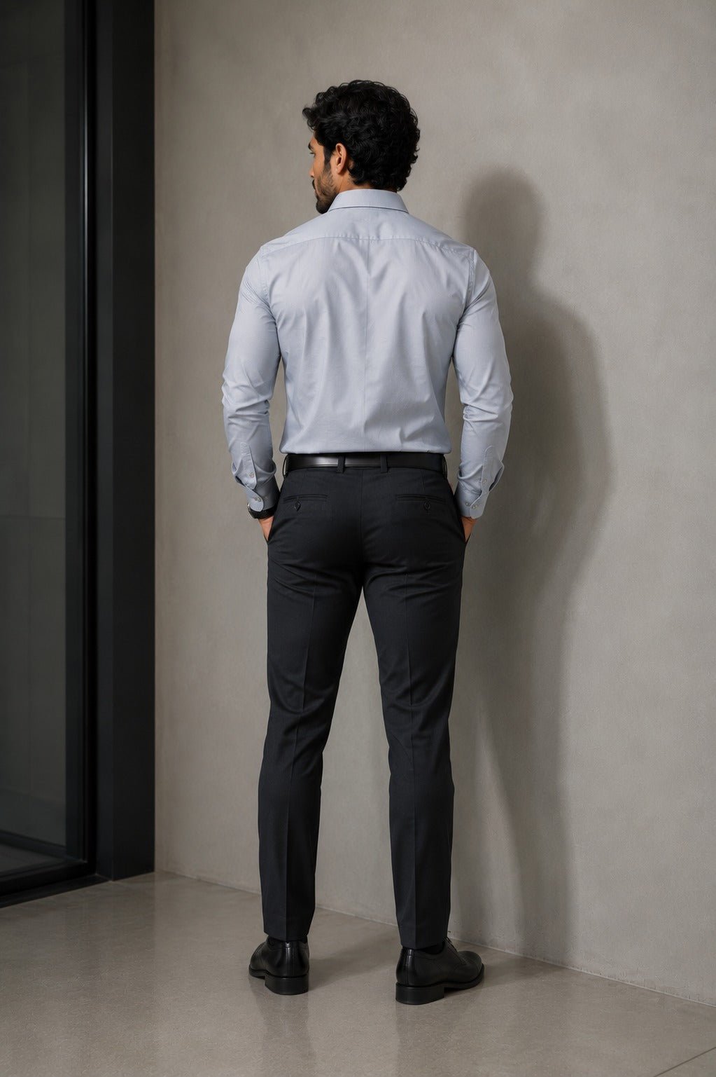 Steel Grey Luxe Cotton Shirt