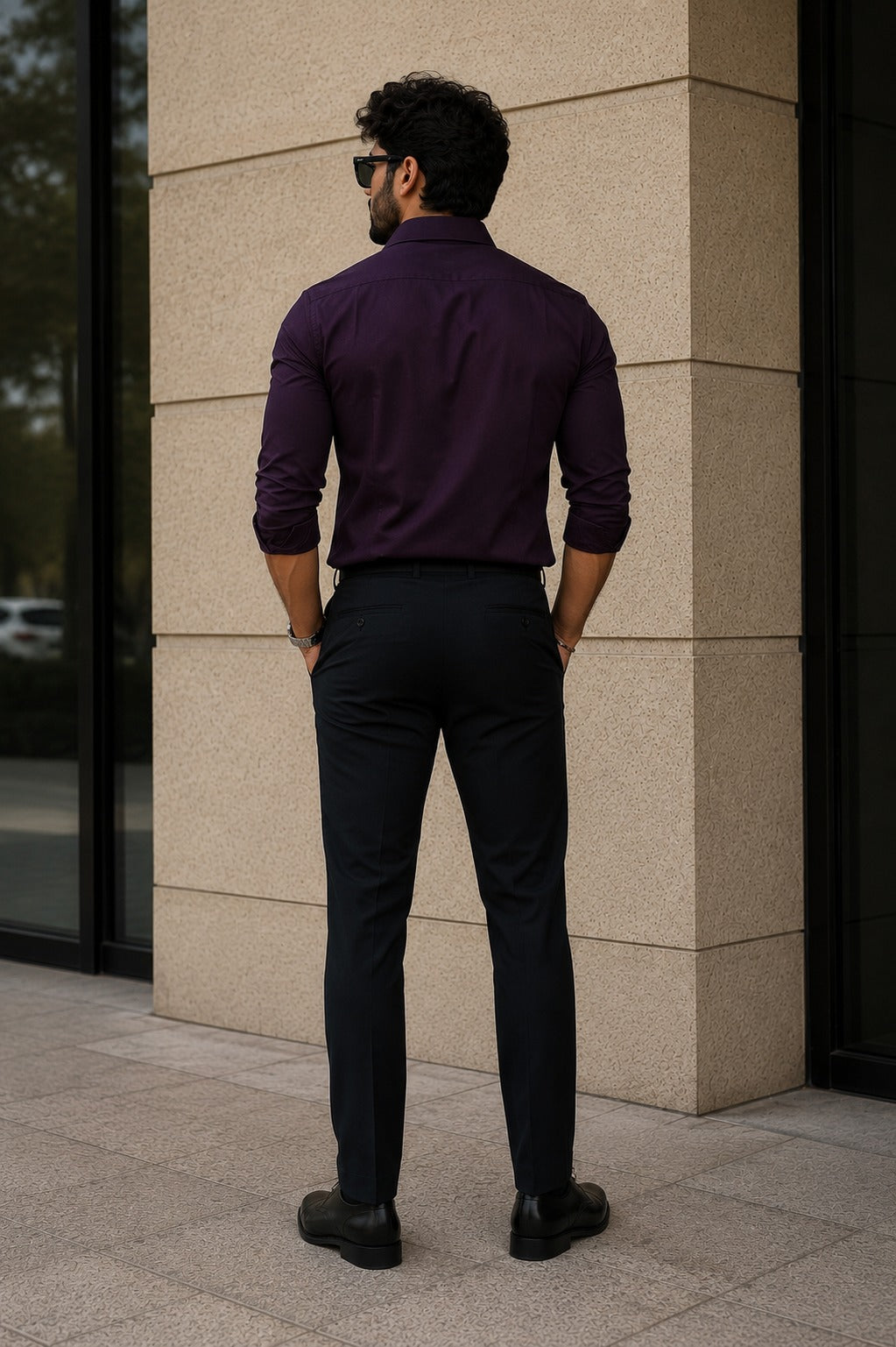 Imperial Wine Luxe Cotton Shirt