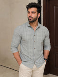 Sage Check Premium Cotton Shirt