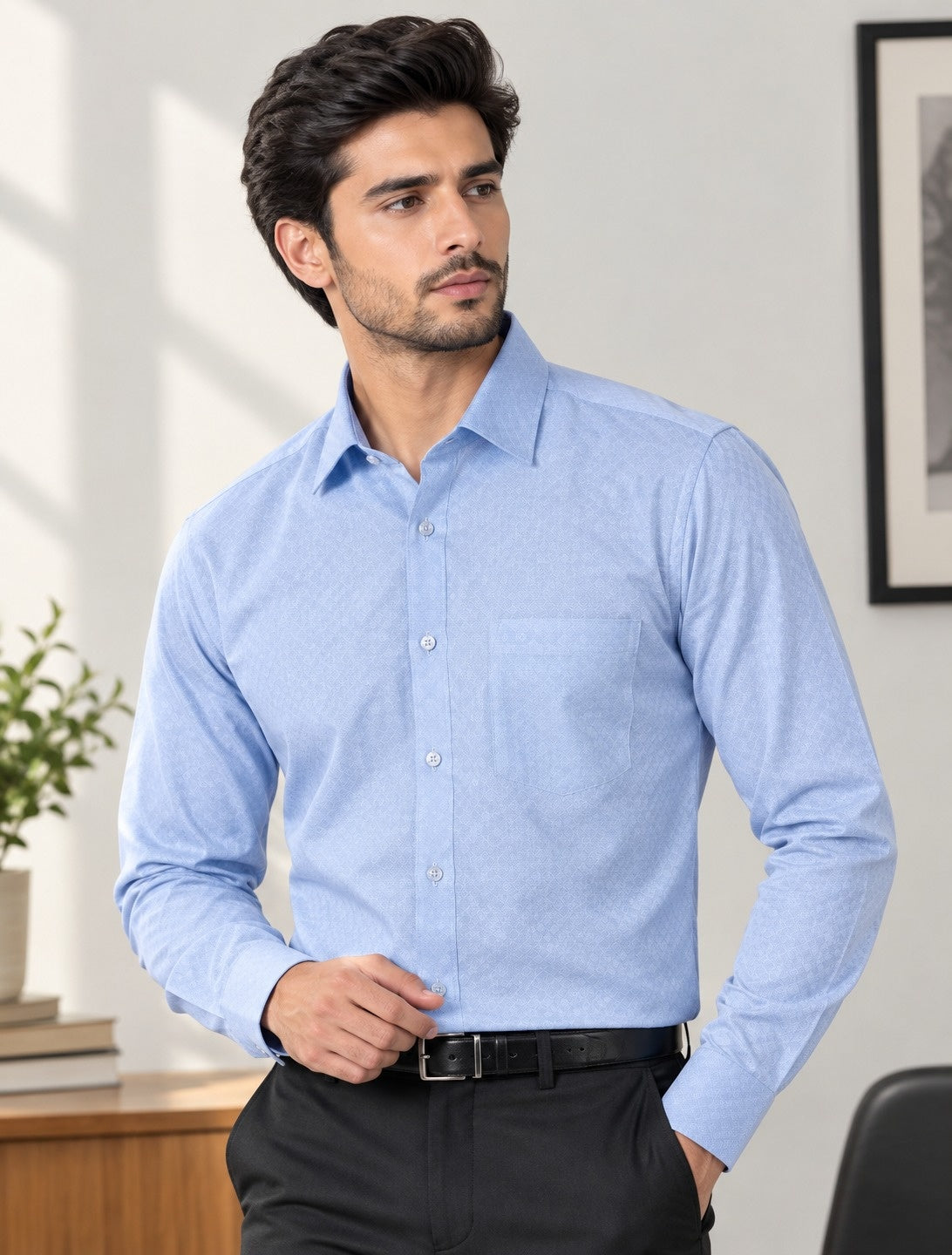 Men Relaxed Formal Shirt