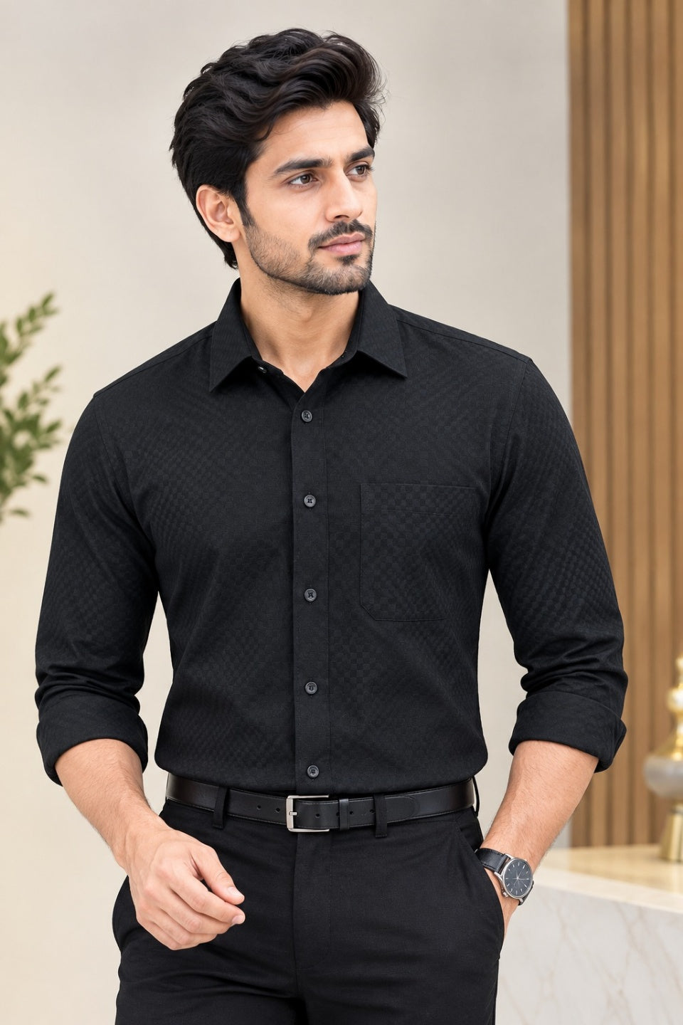 Men Relaxed Formal Shirt