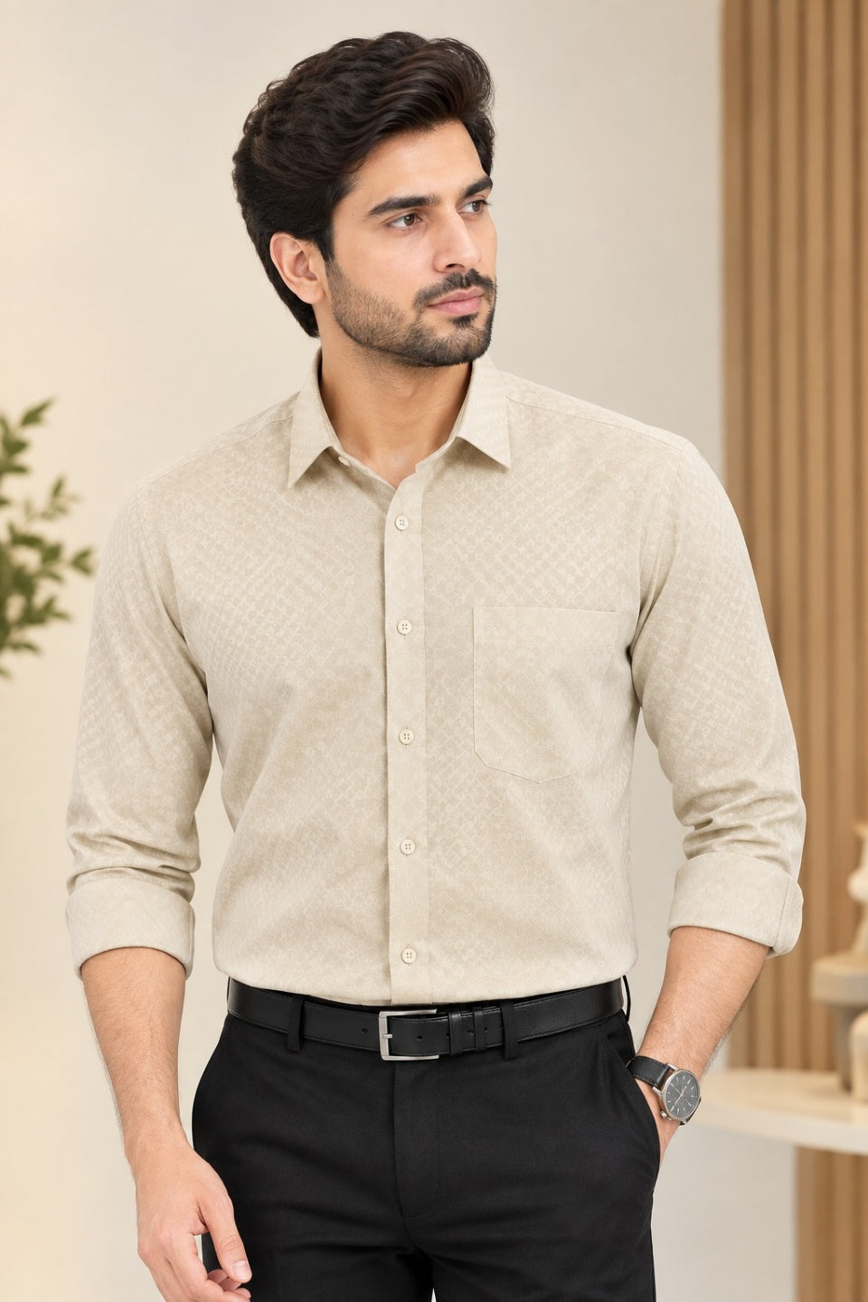 Men Relaxed Casual Shirt