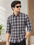 Men Relaxed Checked Casual Shirt