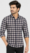 Men Relaxed Checked Casual Shirt
