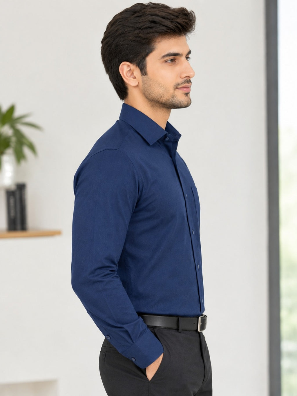 Men Relaxed Semiformal Shirt