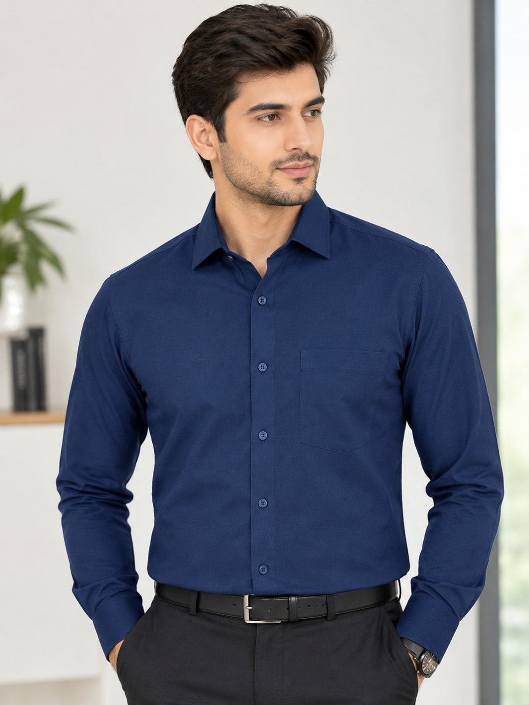 Men Relaxed Semiformal Shirt