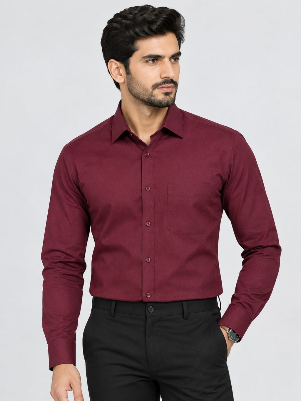 Men Relaxed Formal Shirt